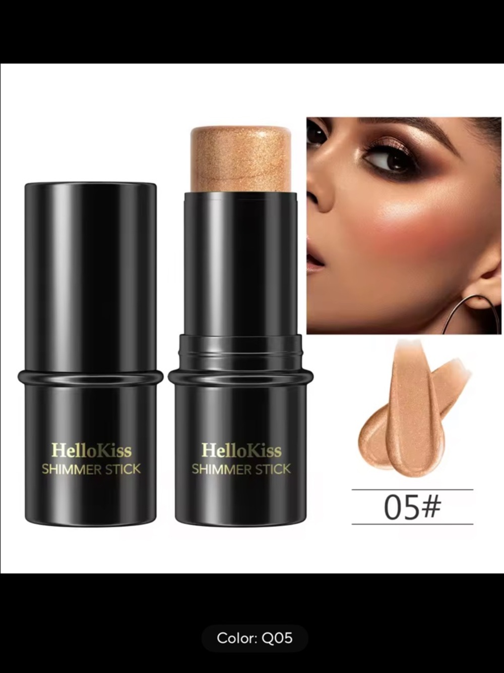 Shimmer Highlighter Countering Stick - Golden Champagne (05)